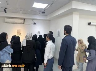 افتتاحیه نمایشگاه "آثار هنری تجسمی طراحی" برگزار شد. 3