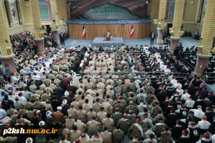 حضور نماینده دانشجویان آموزشکده ملی مهارت پسران شماره دو کرمانشاه در جمع دیدار بسیجیان با رهبر معظم انقلاب اسلامی 4