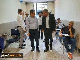 بازدید هیات نظارت، ارزیابی و تضمین کیفیت (ناتک) استان کرمانشاه از روند برگزاری آزمون های پایان نیمسال دوم 1403-1404 دانشگاه ملی مهارت شماره 2 پسران کرمانشاه  4