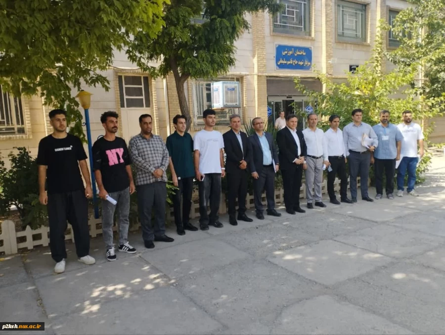 بازدید نماینده هیات نظارت و ارزیابی و تضمین کیفیت سازمان مرکزی  از دانشکده ملی مهارت پسران شماره 2 پسران کرمانشاه  3